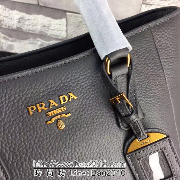 普拉達PRADA原單 2018最新爆款 1BA056 荔枝紋牛皮手提肩背包媲美專櫃 PHY1132